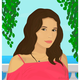 Девушка и море