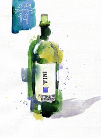 Акварельная зарисовка