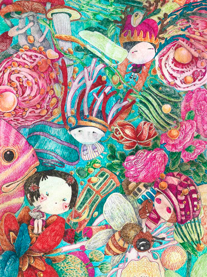 Феи и Грибы в ожидании чего нибудь