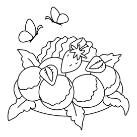 Детские раскраски/морожено