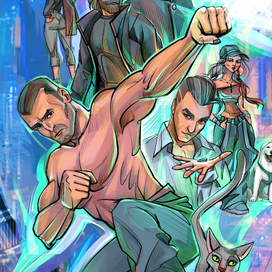 Комикс в разработке, персонажи