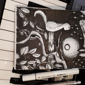 В темноте, очертания тают...