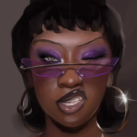 Фиолетовый макияж