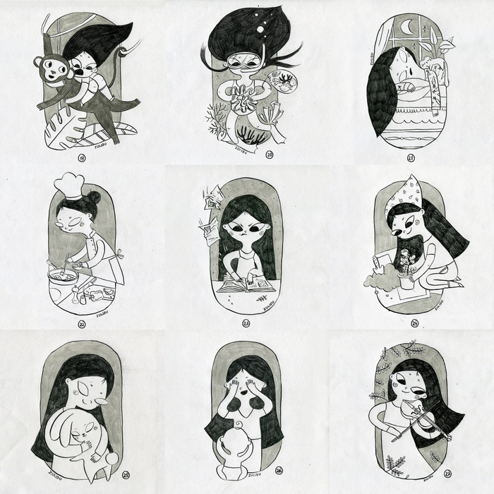 Иллюстрации для марафона #inktober2020