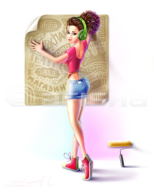 девушка для afishamedia.uz