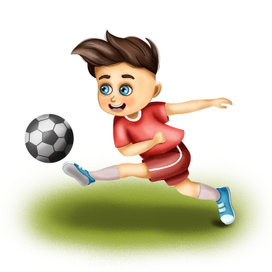 Юный футболист