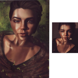 Стилизированный портрет