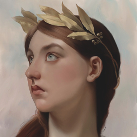 Study of the painting by Jules Lefebvre 