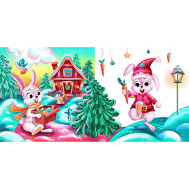 Зайчик в Новый год