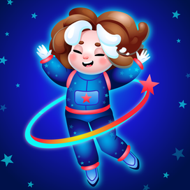 Персонаж для бренда MilkyWay