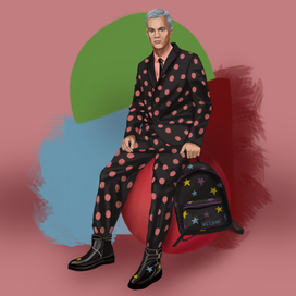 Фэшн иллюстрация 