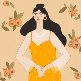 Портрет девушки.