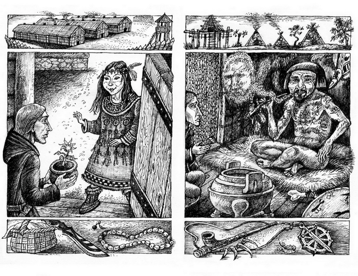 Первое дело Еремея, из илл-й к повести.