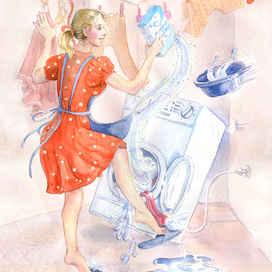 Чистая душа. Иллюстрация к книге современных сказок Юлии Чернухиной "Волшебные витражи". Издательство "Эксмо"