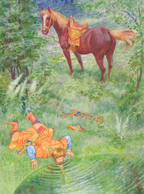 Василиса Премудрая и Морской царь. Илл.1.