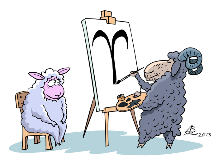 Портрет овцы