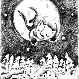 Inktober 2020. Спать