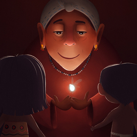 the moon and the firefly