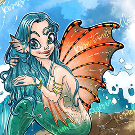 Русалко - волосы перебиралко.