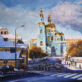 Весна на Разгуле х/м 40х50