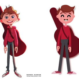 мальчик с бардовой гитарой 