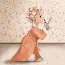 Открытка из серии «Маленькие принцессы»