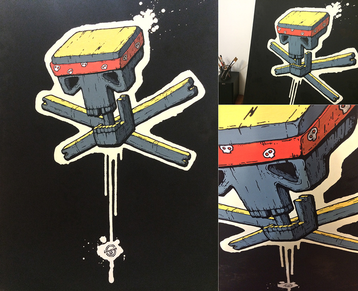 череп с черепами на черепе