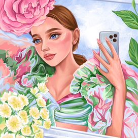 Селфи в зеркало