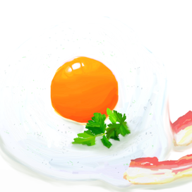 Яичница с беконом 