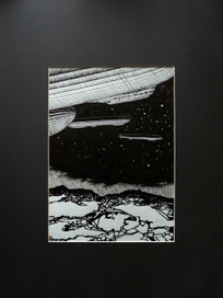 Цеппелины над Парижем. Серия графических листов. 3