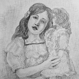 девочка с куклой