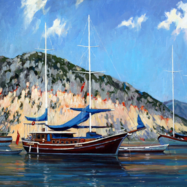 "Яхты в бухте"