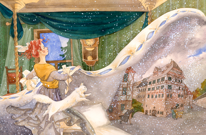 Сказки братьев Гримм, Метелица