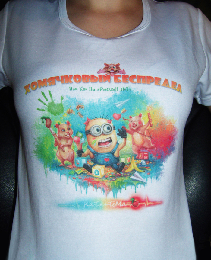Принт на футболке