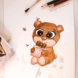 Медвежонок сладкоежка