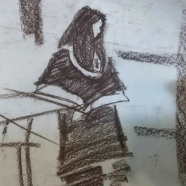 Девушка пятном