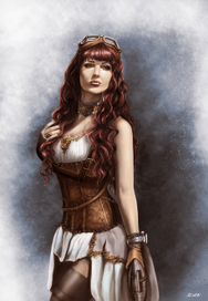 Девушка стимпанк