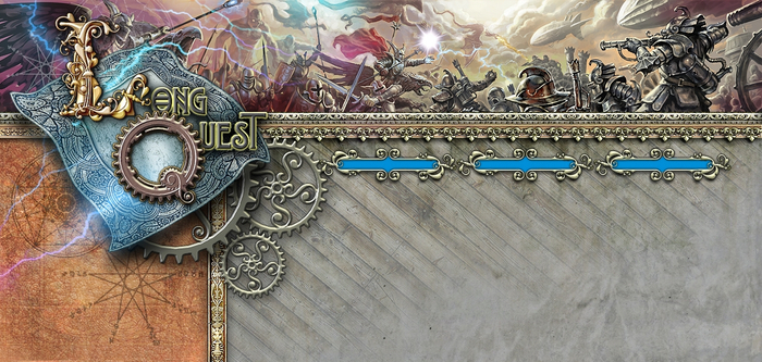 Рисунок для главной странички браузерной игры-стим панк