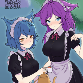 Скетч девочки-лисички