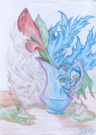 Натюрморт с пламенем