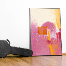 Картина в теплых тонах