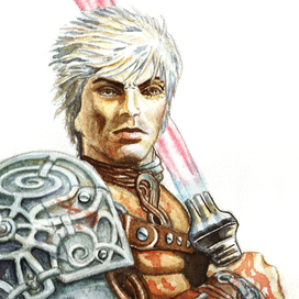 Парень со световым мечом