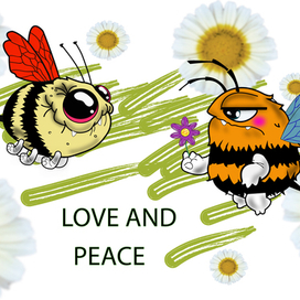 Пчёлки, любовь и мир