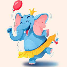 Веселый слоник 