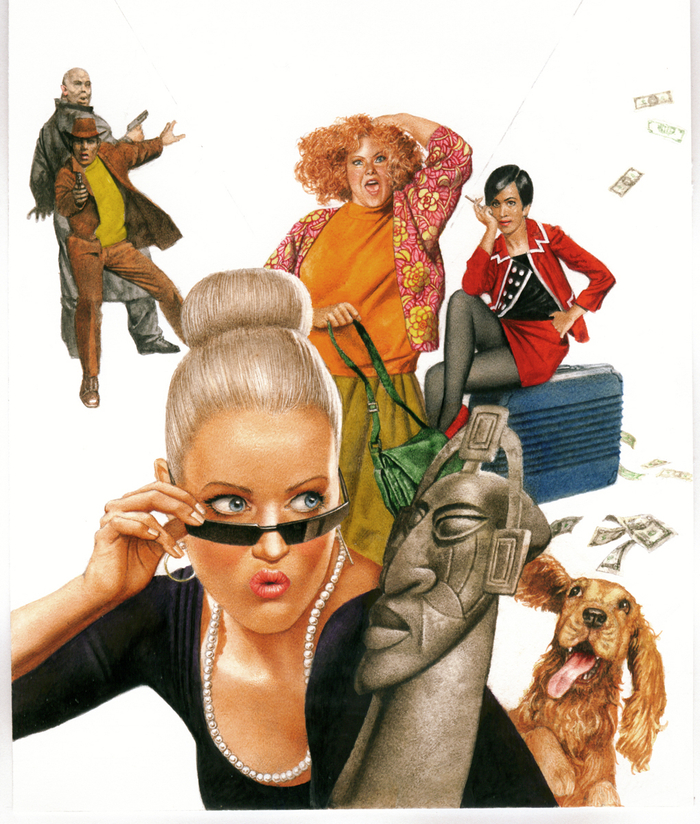 Обложка.Иронический детектив.