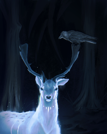 Ворон и лесной дух