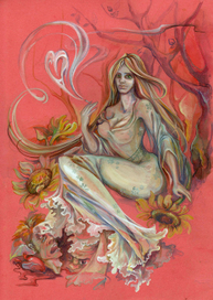 Воздух. Прекрасная нимфа.