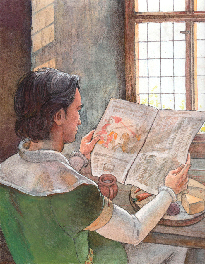 Иллюстрация к роману М. Твена "Янки при дворе короля Артура"