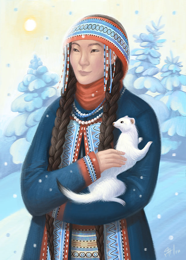 Дама с горностаем