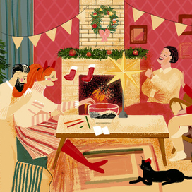 Из серии "Мы с друзьями на Новый год" 